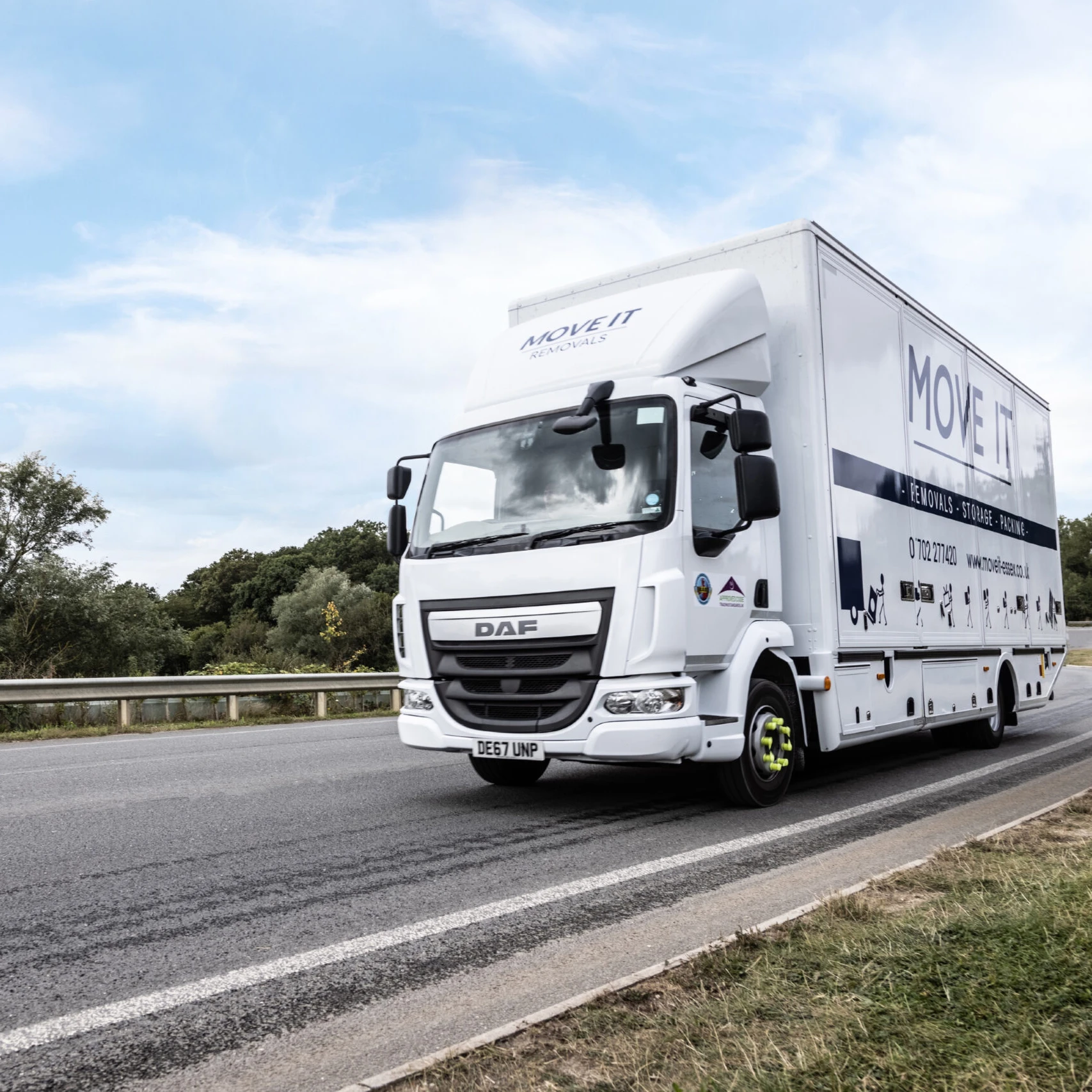 move-it-truck-road Move It removals lorry out on a long-distance job